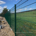 656 Twin Wire Fence Manufacturer, Powder Coated Ral 6005 Fence Manufacture.